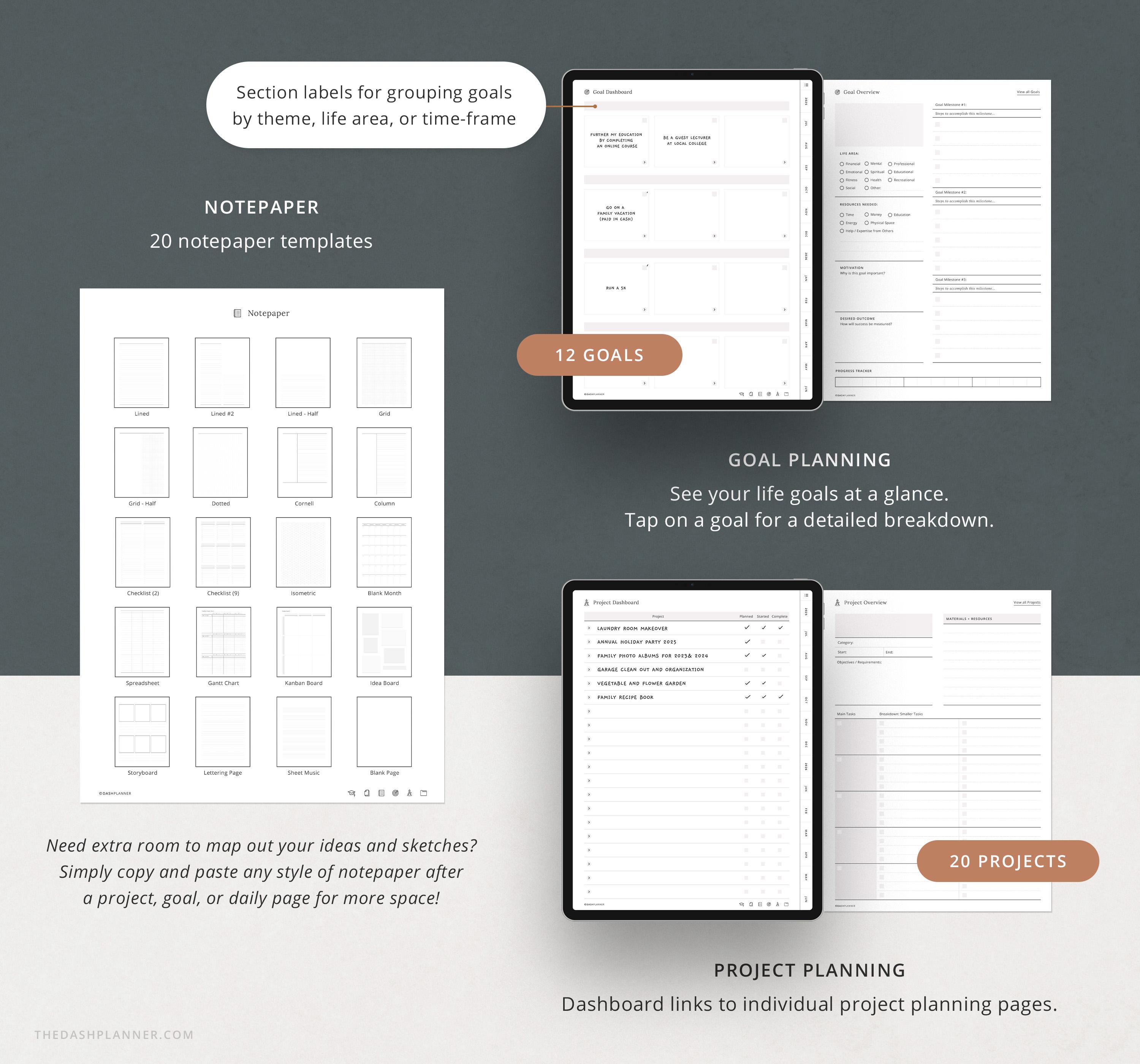 2025-2026 Digital Academic Planner for Goodnotes | iPad Student ...
