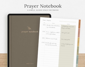 Prayer Notebook by Dash Planner | Digital Prayer Journal PDF for Goodnotes, Notability & Notehshelf