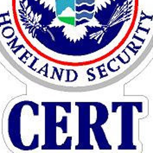 CERT Community Emergency Response Team Non Reflective Oval Etsy