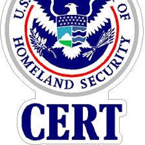 Community Emergency Response Team DHS Reflective or Matte Vinyl Decal Sticker CERT Homeland Security
