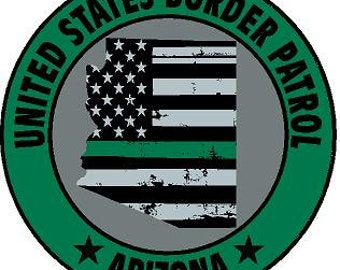 US Border Patrol Sticker Decal Vinyl immigration homeland security