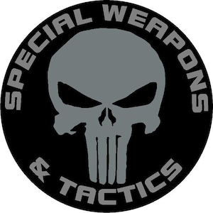 Special Weapons & Tactics.  Reflective or Matte Vinyl Decal Sticker EMS Police Paramedic SWAT