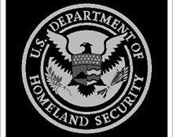 Équipe de réponse spéciale DHS réfléchissant ou mat vinyl sticker autocollant patrie sécurité glace subdued