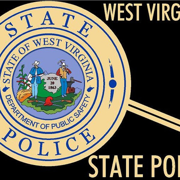 West Virginia State Police. Highway Patrol. Police Reflective or Matte Vinyl Decal Sticker or Magnet Police Deputy Sheriff Trooper WV.