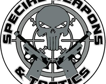 Armes spéciales & tactiques.  Réfléchissant ou mat vinyl sticker autocollant EMS police Paramedic SWAT