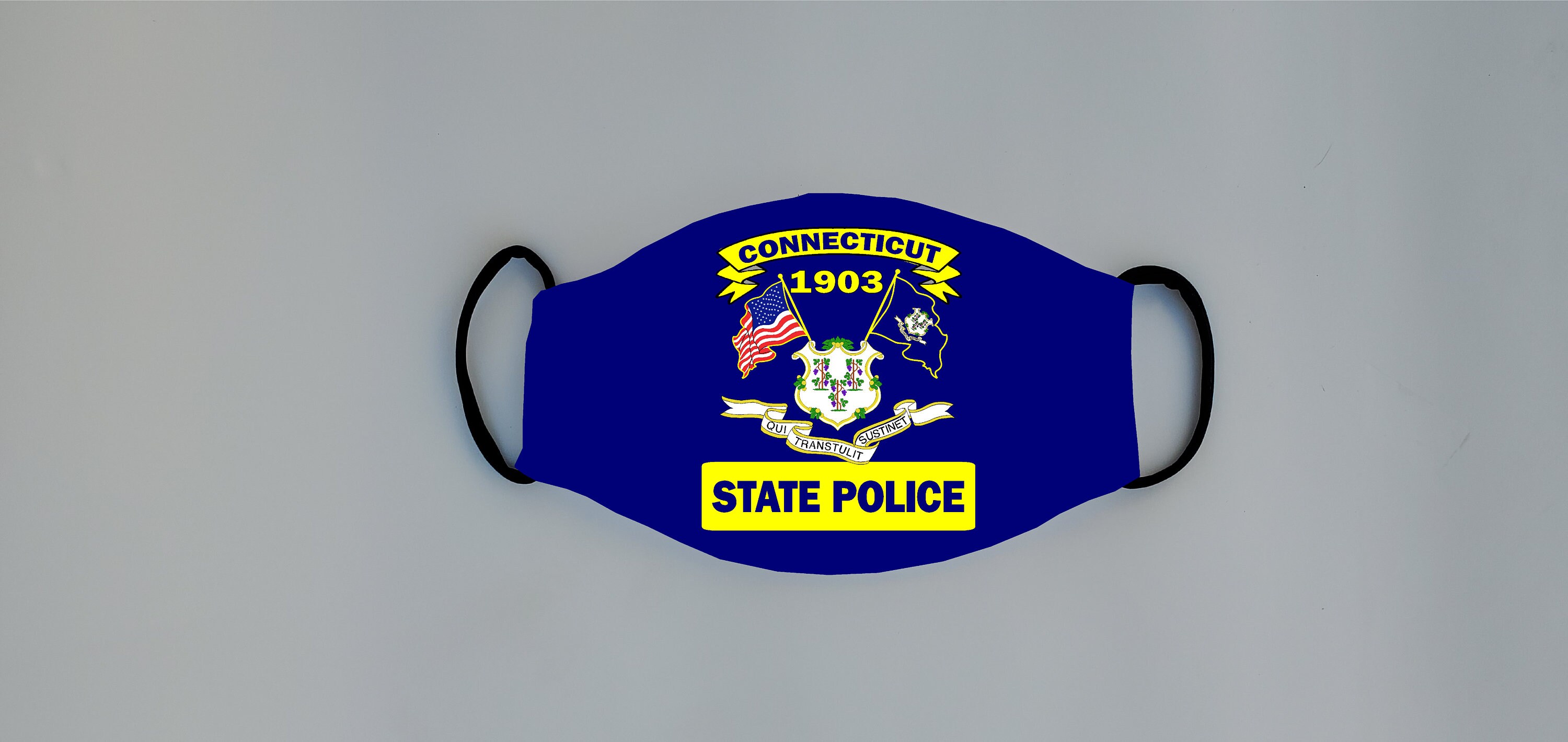 Connecticut State Police Reusable Face Mask With Filter Pocket - Etsy Hong  Kong