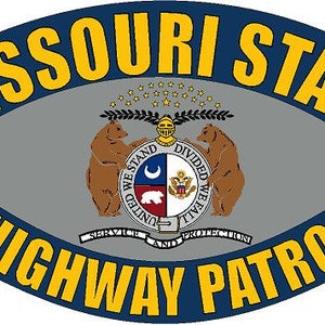 Mshp Patch Missouri State Highway Patrol Reflective or Matte Vinyl Decal Sticker ...