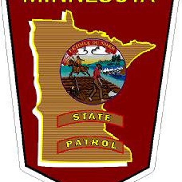 Minnesota State Patrol. State Police. Highway Patrol. Police Reflective or Matte Vinyl Decal Sticker Police Deputy Sheriff Trooper MN