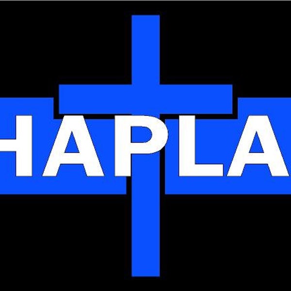 Blue Line or Red Line Chaplain with Cross Novelty Car Tag License Plate Police LEO Sheriff Fireman Firefighter