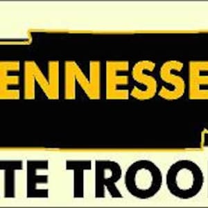 Tennessee State Trooper Decal Reflective or Matte Vinyl Decal Sticker Police Deputy Sheriff Trooper TN