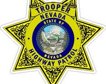 Nevada State Highway Patrol Reflective or Matte Vinyl Decal Sticker Police Deputy Sheriff Trooper