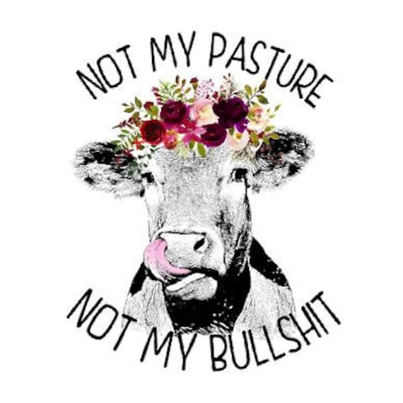 Not My Pasture Not My Cows Not My Bullshit T-Shirt Not My Pasture Not My Cows Not My Bullshit T-Shirt