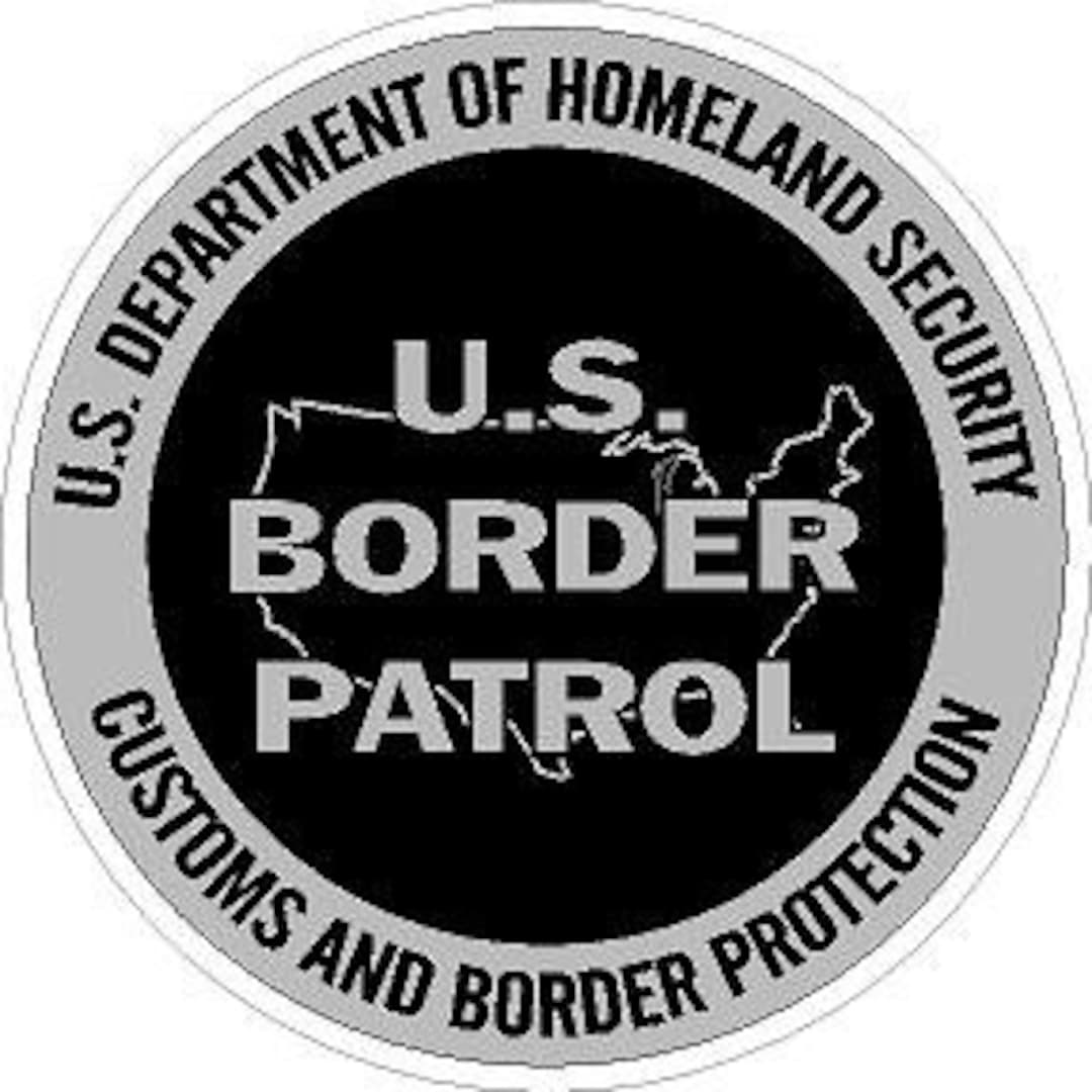US Border Patrol Reflective or Matte Vinyl Decal Sticker Etsy