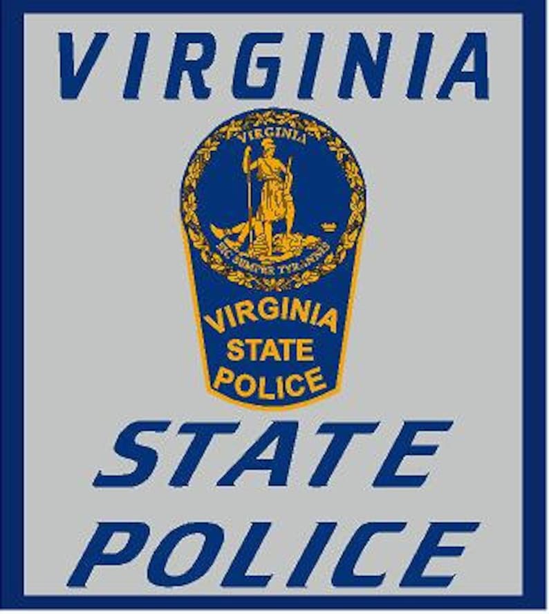 Virginia State Police Decal Reflective or Matte Vinyl Decal Etsy
