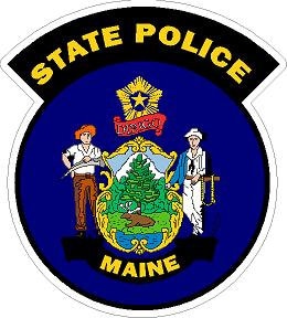 Maine State Police Highway Patrol. Police Reflective or Matte