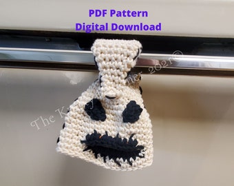 Crochet Towel Holder, Oogie Towel Holder, Crochet Towel Holder Pattern, Towel Holder, PDF File, Digital Download, Handmade Towel Holder