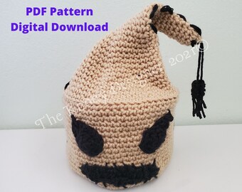 Crochet toilet paper cover, Crochet tp cover, Crochet bathroom cover, Toilet Paper Cover Pattern, Oogie Boogie TP cover, PDF File, Digital