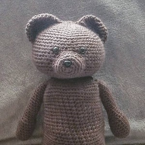 Crochet Teddy Bear Treasure Keeper, Holiday gift, Christmas present, Teddy bear crochet pattern, bear amigurumi toy *** PATTERN ONLY ***