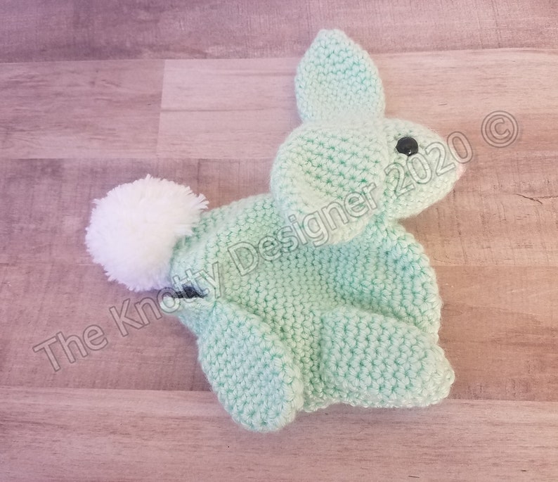 Crochet bunny treasure keeper, Bunny mini keeper, Amigurumi bunny, Crochet candy and toy holder, Crochet bunny, Bunny stuffie, PDF PATTERN, image 3