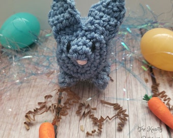 Crocheted Easter Bunny, Easter Bunny Egg Holder, Easter gift, Crochet bunny, Crochet, Bunny, child gift, kids gift, crochet toy, bunny toy