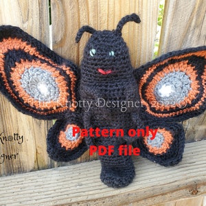 Crochet butterfly pattern, butterfly amigurumi, butterfly stuffie, crochet pattern, pdf file, amigurumi pattern, stuffie pattern, kids toy