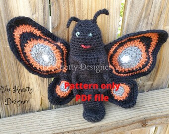 Crochet butterfly pattern, butterfly amigurumi, butterfly stuffie, crochet pattern, pdf file, amigurumi pattern, stuffie pattern, kids toy