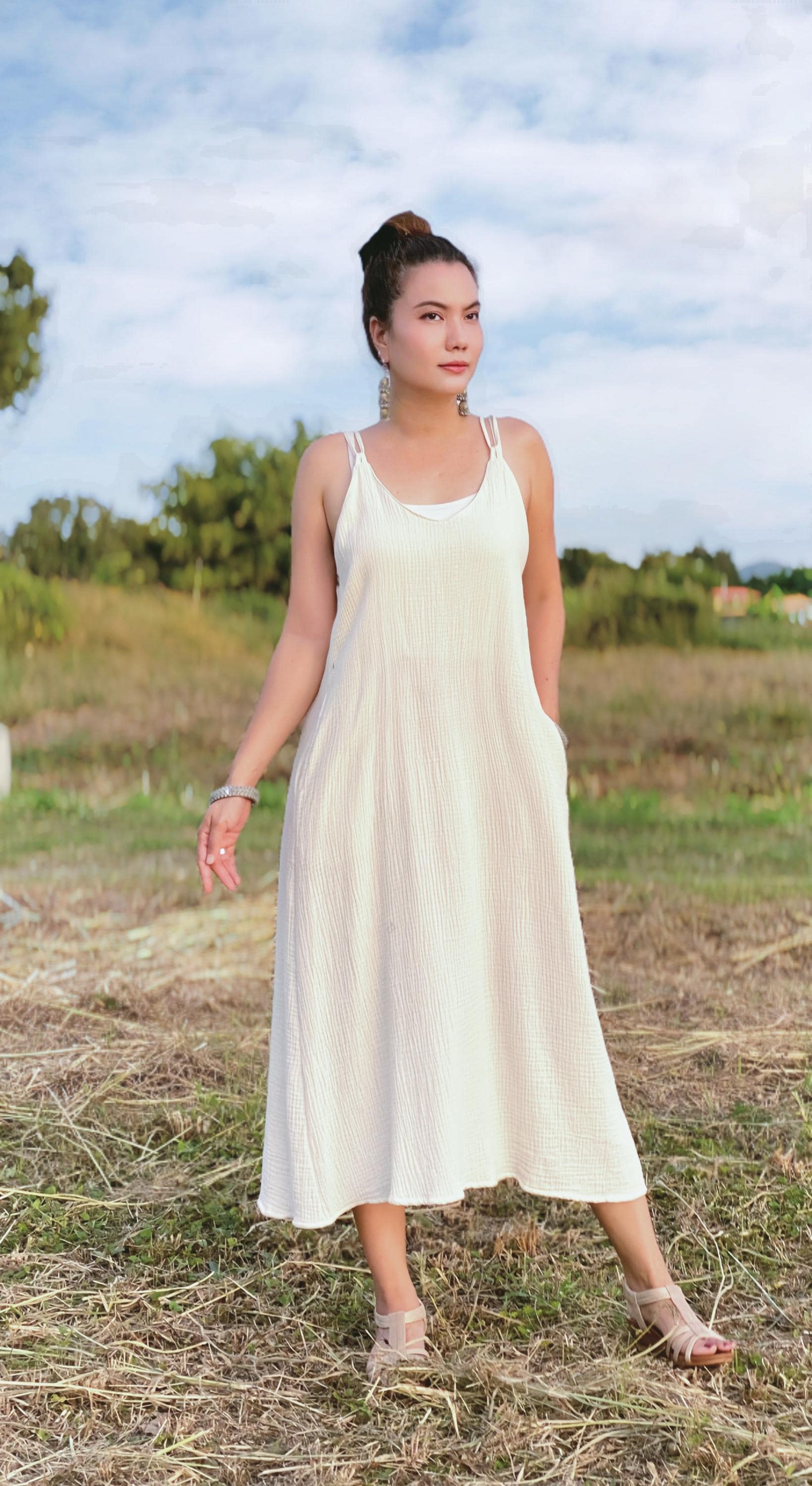 White Cotton Maxi Tank Dress - Etsy White Cotton Maxi Tank Dress - Etsy