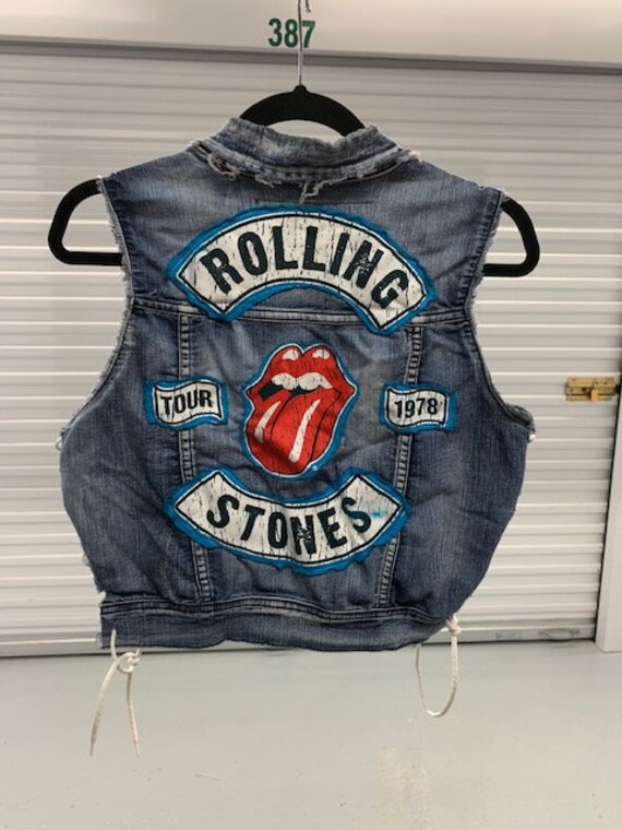 rolling stones denim jacket