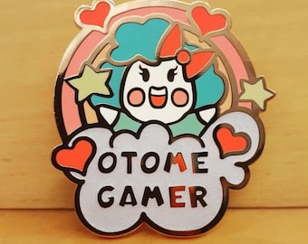 Happy Otome Gamer Enamel Pin