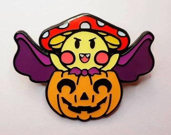 Vampire Hallowshroom Enamel Pin