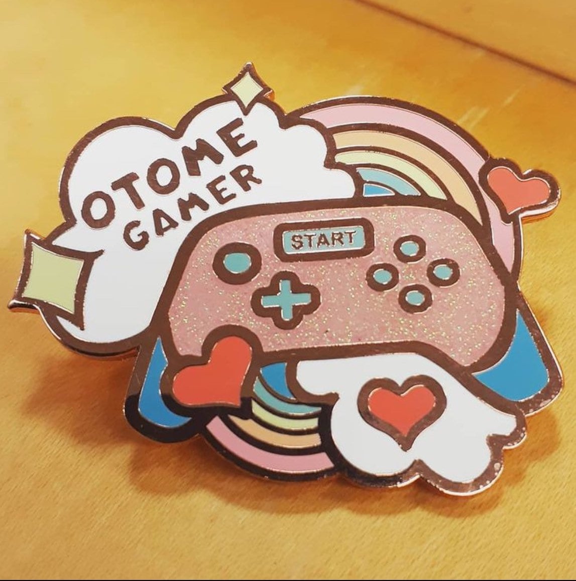 Otome Gamer Enamel Pin