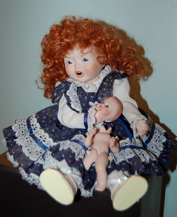 crying porcelain doll