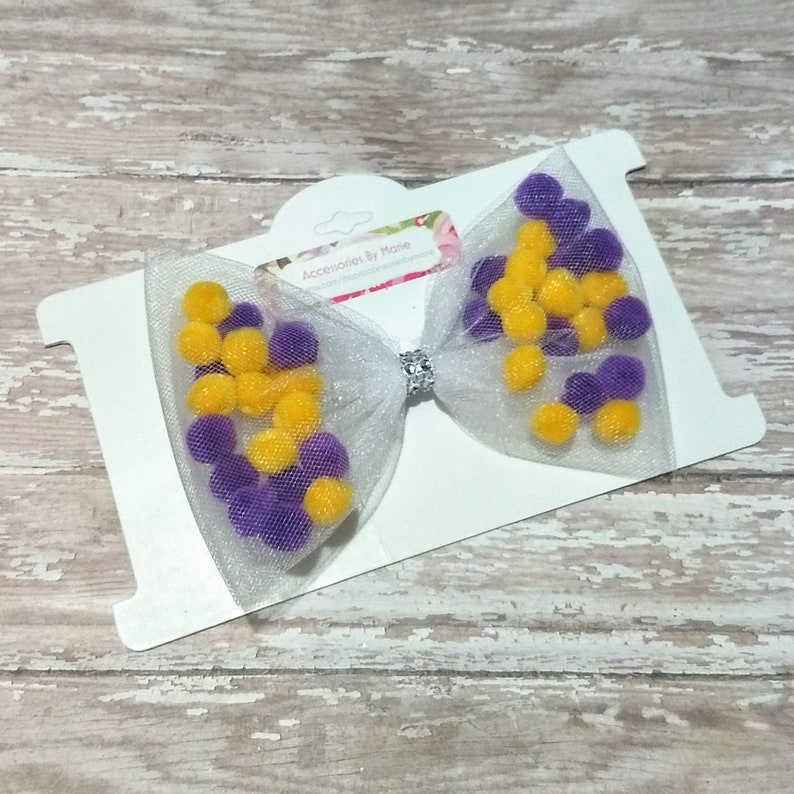 Kobe bryant headband gigi bryant bow black mamba hair clip Etsy