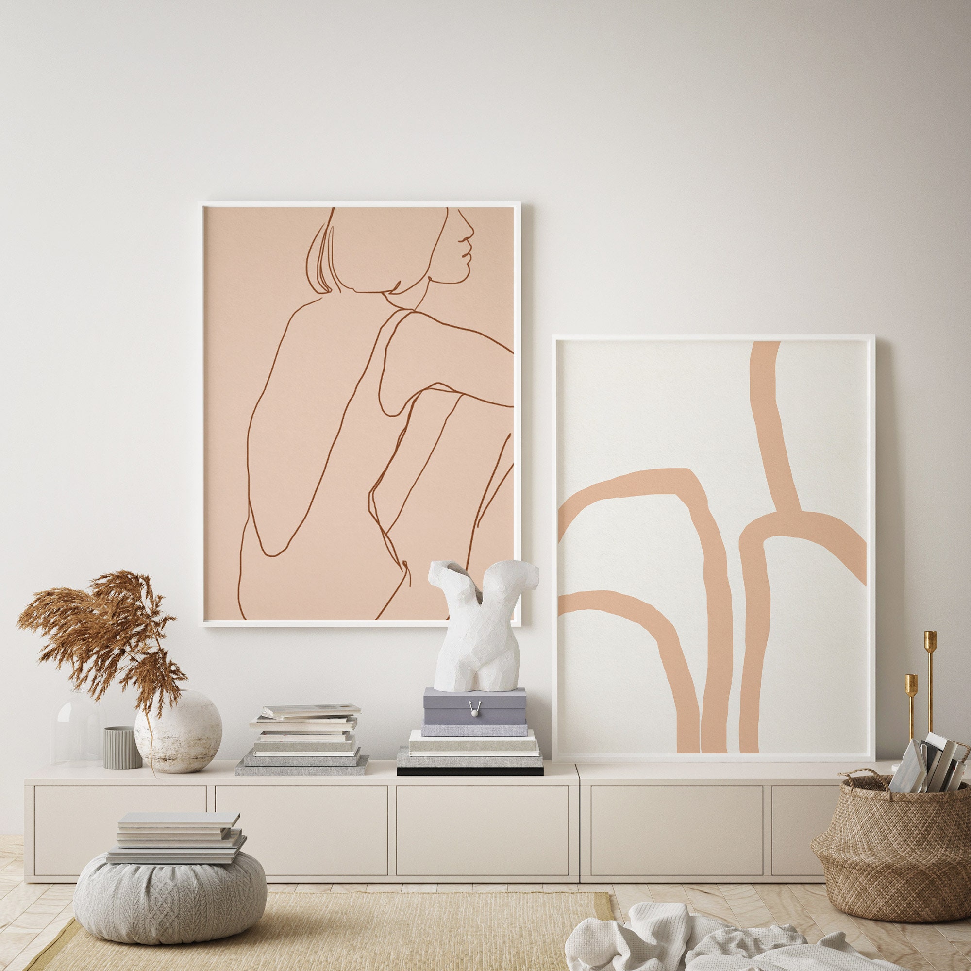 Giclee Print Wall Art Set Two Pieces 2 Printed and Framed Etsy UK