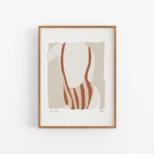 Giclée-Druck auf Papier, gerahmte gedruckte Wandkunst, weibliche Bademodenfigur, Wohnzimmerdekor, moderne Zeichnung, Mädchen-Silhouette-Poster