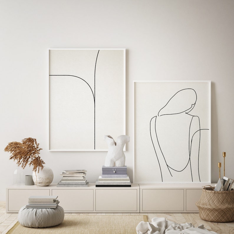 Printable Wall Art Set 2 Prints Gallery Wall Two Etsy