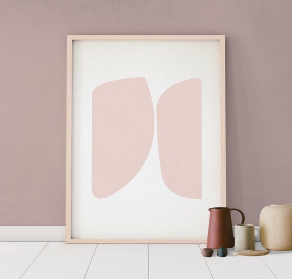 Printable Geometric Wall Art Downloadable Print Abstract | Etsy