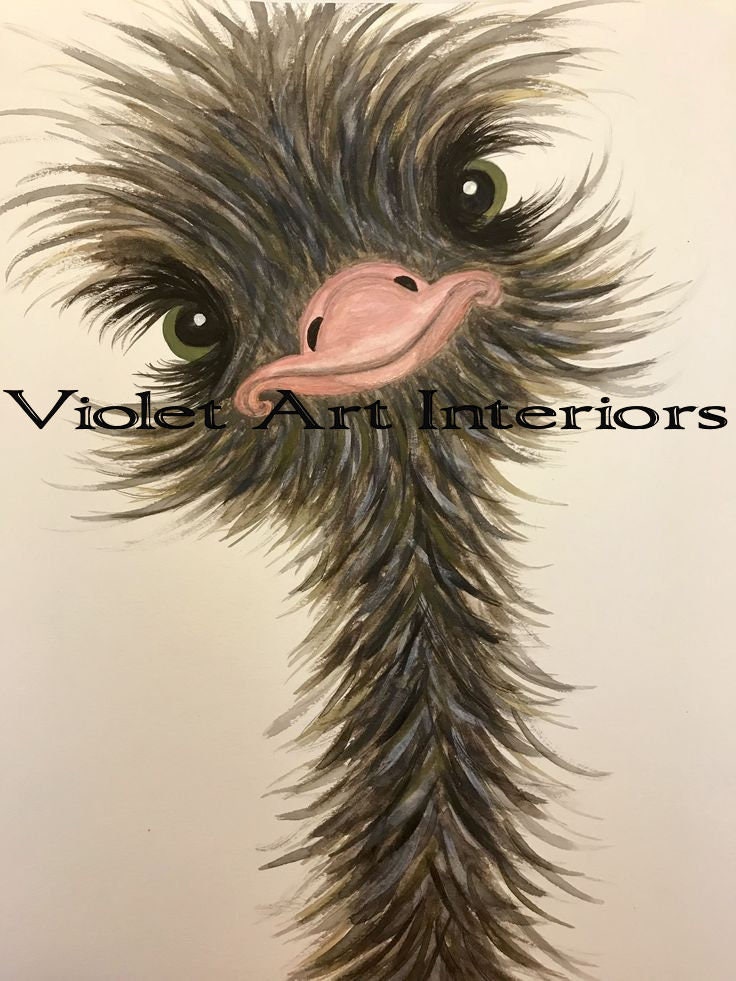 Cute Fluffy Emu Bird A3 Digital Download - Etsy Cute Fluffy Emu Bird A3 Digital Download - Etsy