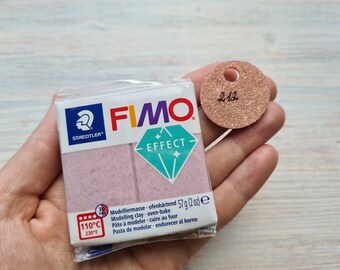 FIMO Effect, oro rosa (purpurina), Nr.212, 57g (2oz), arcilla polimérica endurecible al horno, STAEDTLER