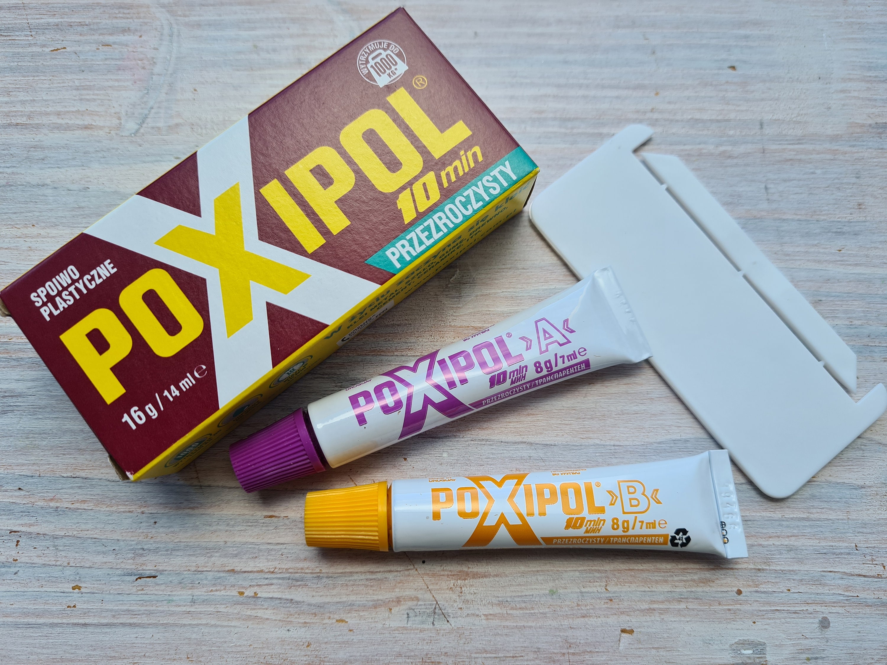 Bripox Poxipol epoxylijm, transparant, 14 ml
