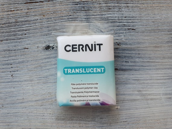 Cernit Translucent Polymer Clay - Translucent White 8.8oz (250g) block –  Cool Tools