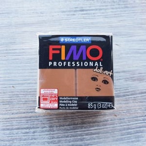 FIMO Professional Doll Art, Nougat, Nr. 78, polymer clay, 85g 3 oz, Oven-hardening polymer modeling clay for dolls by STAEDTLER image 1