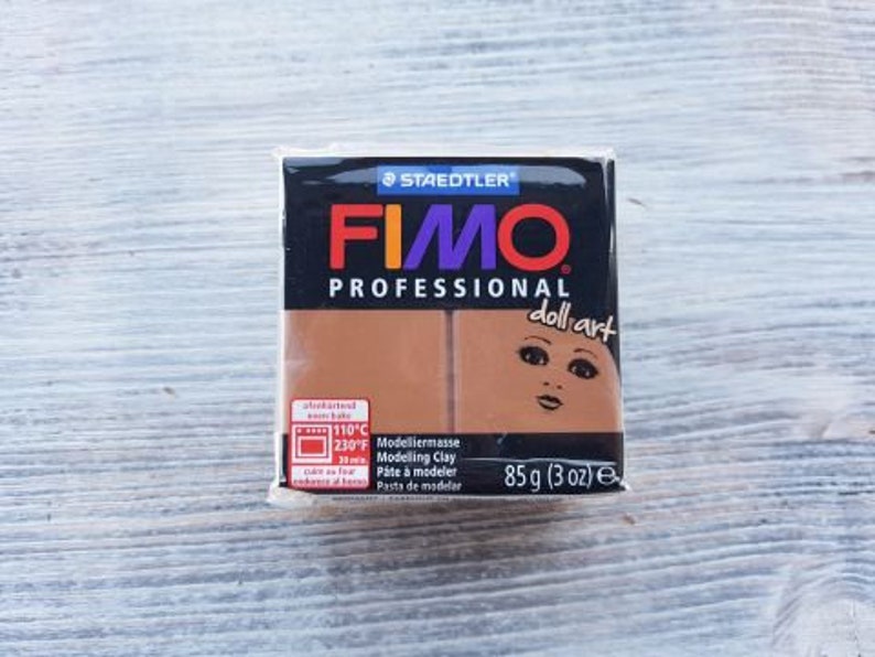 FIMO Professional Doll Art, Nougat, Nr. 78, polymer clay, 85g 3 oz, Oven-hardening polymer modeling clay for dolls by STAEDTLER image 1