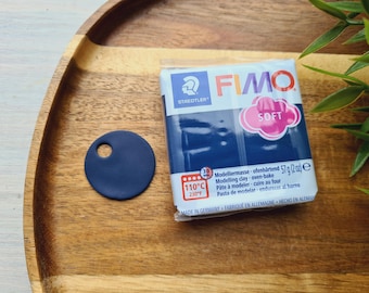 FIMO Soft, windsor blue, Nr.35, 57g (2oz), Oven-Bake Modeling Clay, Jewelry, DIY Crafts, Sculpting, Beginners, Miniatures, Decor