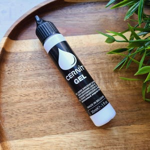 Cernit gel, translucent, liquid polymer clay, 30 ml, Bakeable, mixing and forming medium for all polymer clay crafts, Jewelry making medium