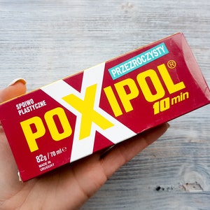 Bripox Poxipol epoxy glue, transparent, 70 ml image 3