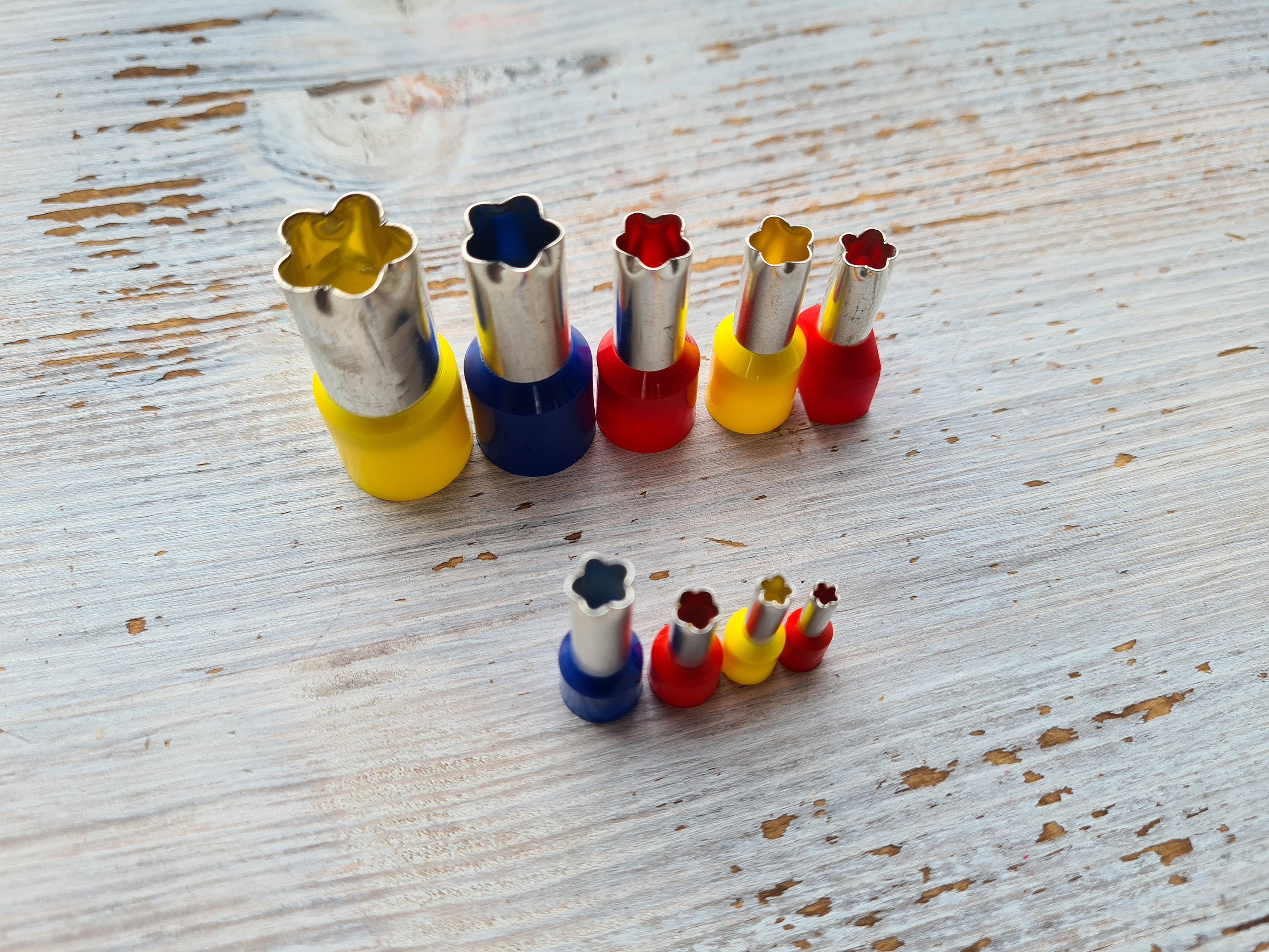 9 Mini Flower Cutters for Polymer Clay 0.550.15 Inch 14cm Etsy Canada