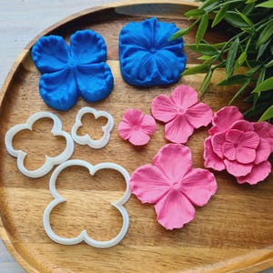 Silicone veiner of Flower texture, style 2, Flower Veiner, 3D Printed Cutters, Plastic PLA, Polymer Clay, Earrings, Floral Jewelry Tools