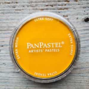 PanPastel zart pastell, Nr. 250.5, Diarylid Yellow, Trockenpastelle für ungebrannte Polymer-Ton-Ton, Zeichen-Werkzeug, Ultra-weiche Malpastelle