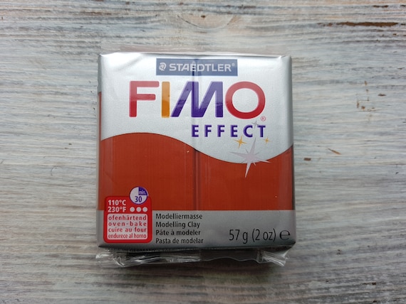 FIMO Soft Serie Polymer Clay, Christmas Red, Nr. 2P, 57g 2oz,  Oven-hardening Polymer Modeling Clay, Basic Fimo Soft Colors by STAEDTLER 